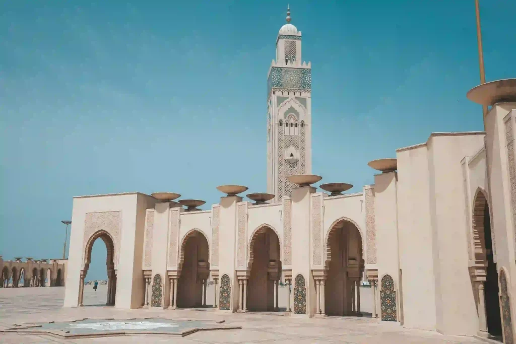 Mosquée Hassan2 culture Blue Sky